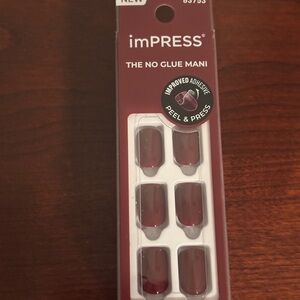 imPRESS Burgundy Gel Nail Set